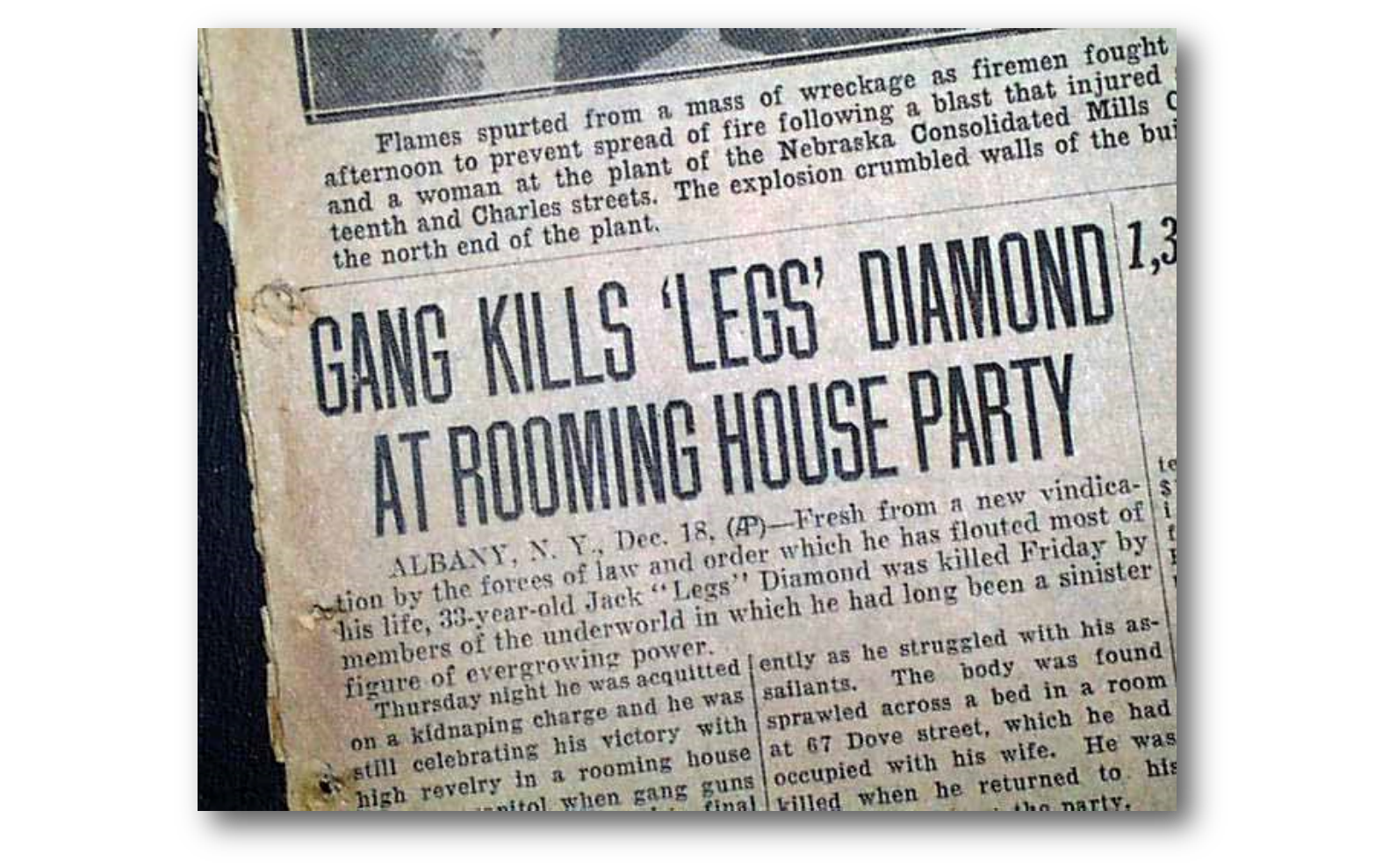 Jack Diamond Newspaper Article