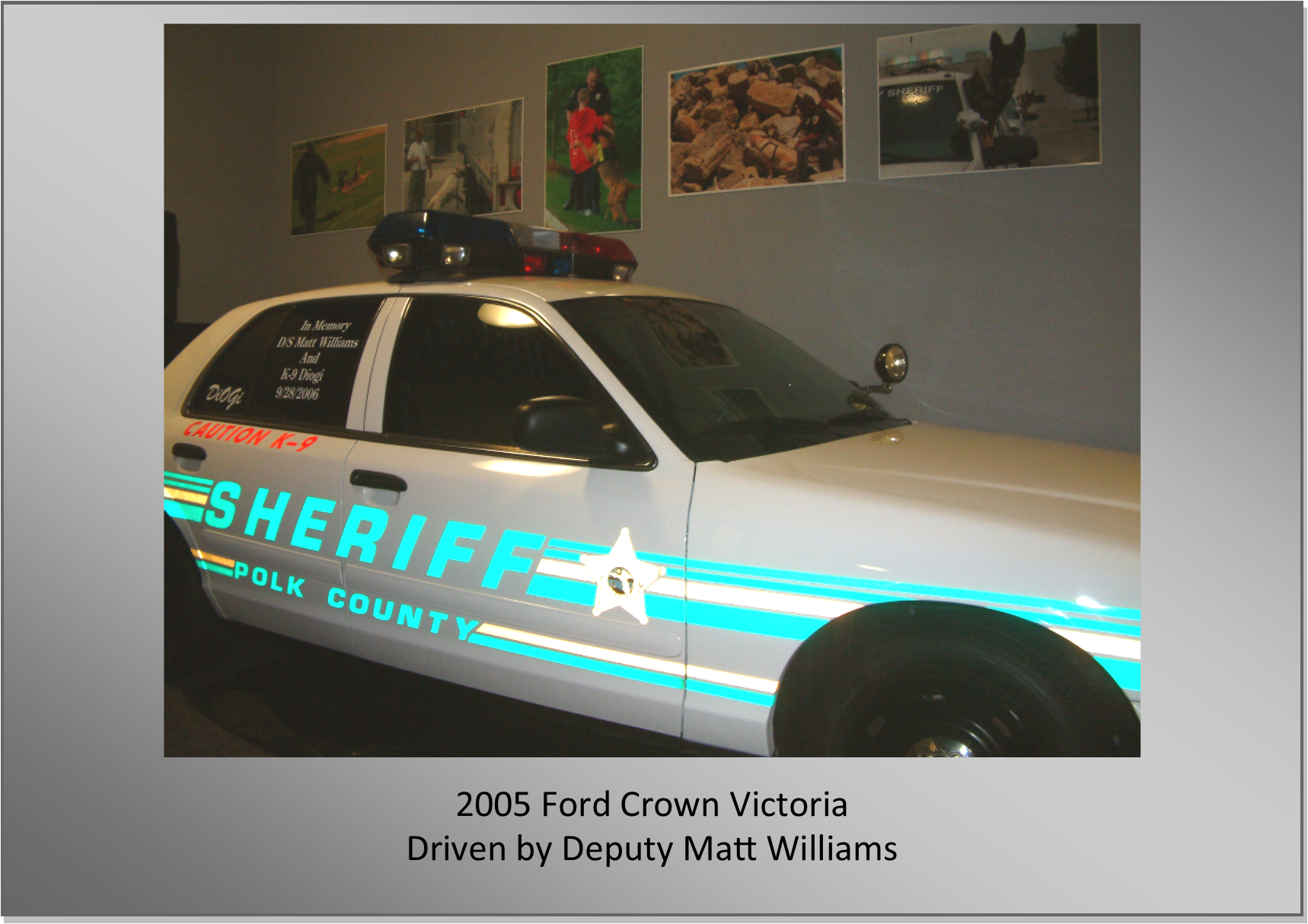 Matt Williams Patrol Car